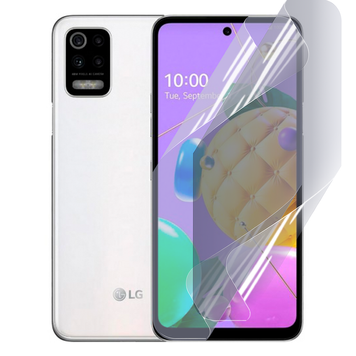 Плёнка гидрогелевая для LG Q52 МАТОВАЯ противоударная на лг к52 прозрачная 0035841 фото