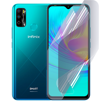 Плёнка гидрогелевая для Infinix Smart 4 МАТОВАЯ противоударная на инфиникс смарт 4 прозрачная 0035339 фото