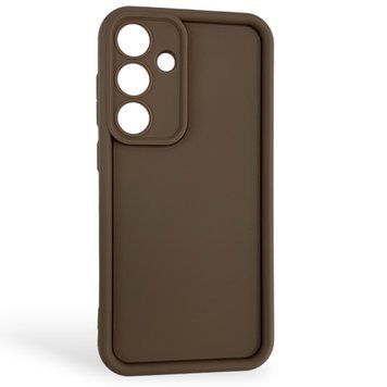 Чехол силиконовый Soft Touch для Samsung Galaxy S25 Plus коричневый (Полная защита камеры) 0054171 фото