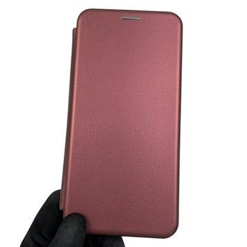 Чехол-книжка для Xiaomi Redmi Note 8 Pro с подставкой на сяоми редми нот 8 про бордовая 0002094 фото
