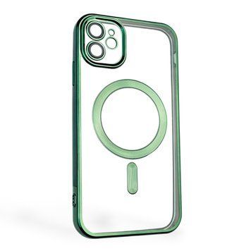 Чохол для Apple iPhone 11 з лінзами на камері з MagSafe на айфон 11 зелений 0034359 фото
