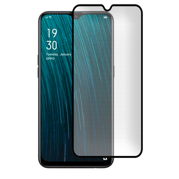 Захисне скло МАТОВЕ для телефона OPPO A5S протиударне повноекранне на оппо а5с чорне 0039155 фото
