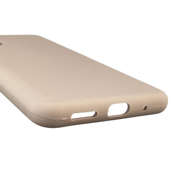 Чохол для Xiaomi Poco M3 Pro 4G силіконовий з мікрофіброю нековзний на сяомі поко м3 про 4г пудровий 0032482 фото