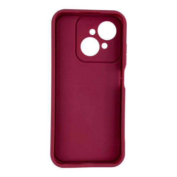 Чехол силиконовый Soft Touch для Tecno Spark Go 2025 бордовый (Полная защита камеры) 0054459 фото