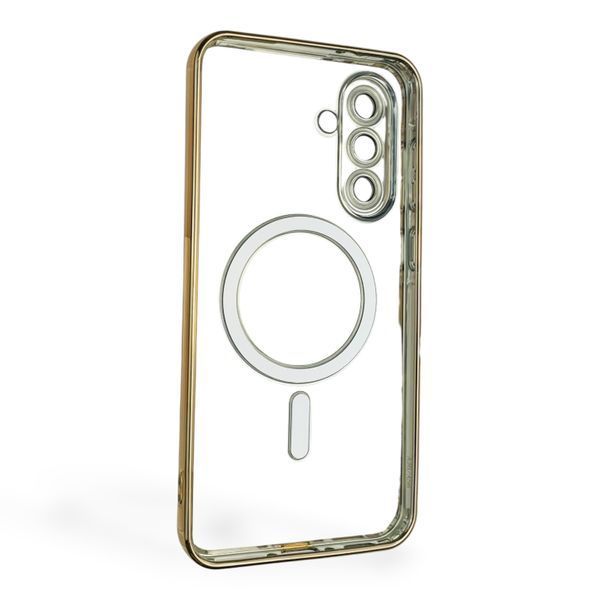 Чохол для Samsung Galaxy A36 5G (SM-A366U) з лінзами на камері з MagSafe на самсунг а36 5г золотий 0034468 фото