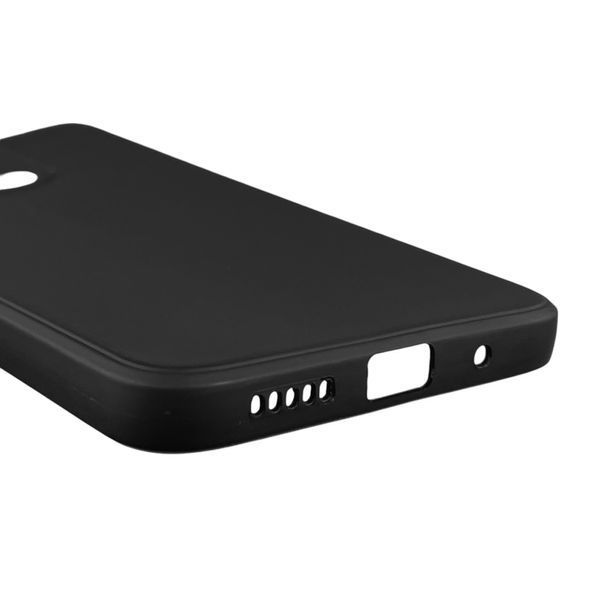 Чехол для Xiaomi Poco C40 с квадратными гранями с защитой камеры на сяоми поко с40 чёрный 0012731 фото
