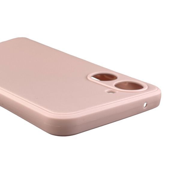 Чехол для Realme 10 4G с квадратными гранями с защитой камеры на реалми 10 4г пудровый 0012479 фото