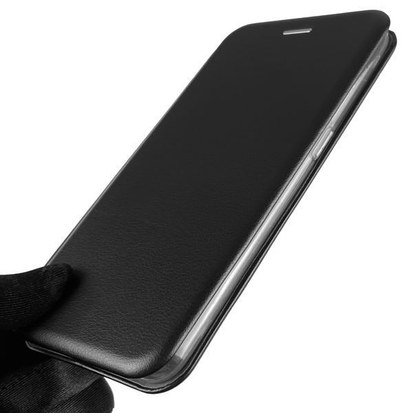 Чехол-книжка для OPPO A12 с подставкой на оппо а12 чёрная 0008374 фото