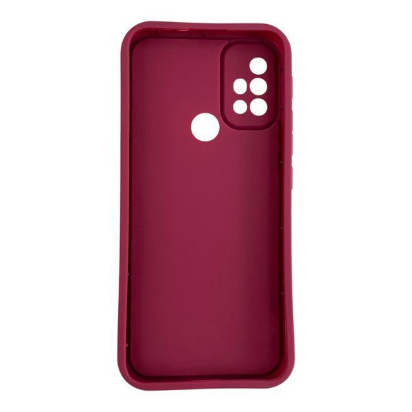 Чохол силіконовий Soft Touch для Motorola G30 бордовий (Повний захист камери) 0054352 фото