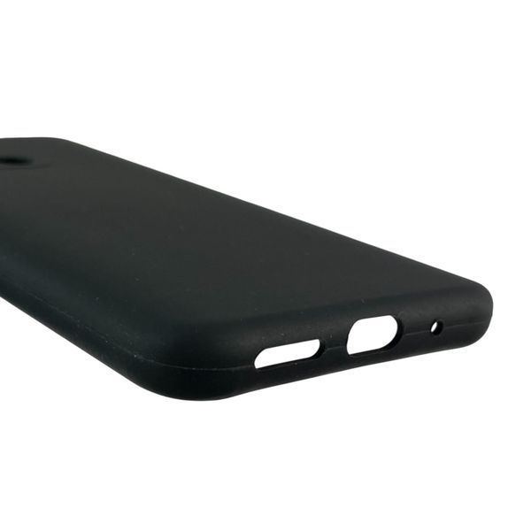 Чохол для Xiaomi Redmi 10C силіконовий з мікрофіброю нековзний на сяомі редмі 10с чорний 0032558 фото