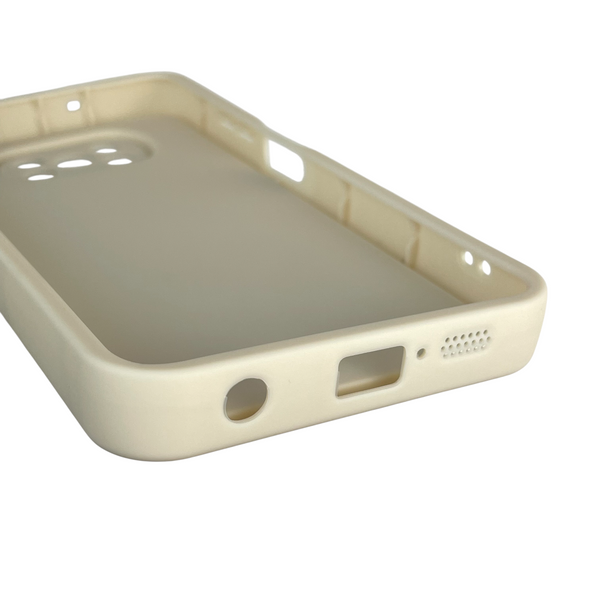 Чохол силіконовий Soft Touch з 3D принтом Майнкрафт для Xiaomi Poco X3 Pro молочний (Повний захист камери) 0041385 фото