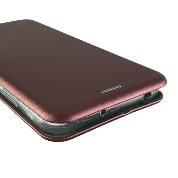 Чохол-книжка для Huawei Y6 2019 з підставкою на хуавей у6 2019 бордова 0011875 фото