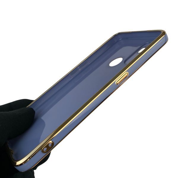 Чохол для OPPO A53 з кільцем MagSafe із золотою окантовкою на оппо а53 синій gs1 0021322 фото