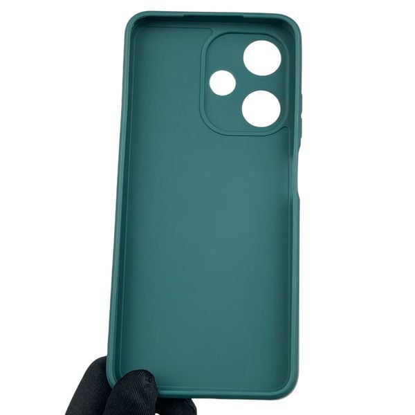 Чохол для Infinix Hot 30i з квадратними гранями із захистом камери на інфінікс хот 30i зелений 0012365 фото