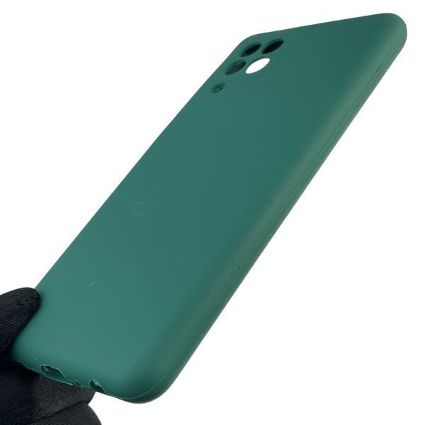 Чохол для Samsung Galaxy M32 4G (SM-M325F) силіконовий з мікрофіброю нековзний на самсунг м32 4г зелений 0032149 фото