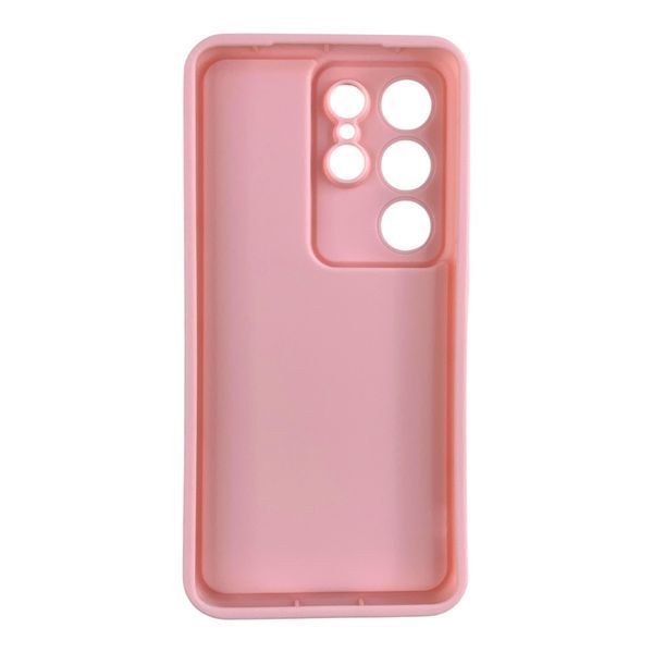 Чехол силиконовый Soft Touch с 3D принтом для Samsung Galaxy S26 Ultra розовый (Полная защита камеры) 0057793 фото