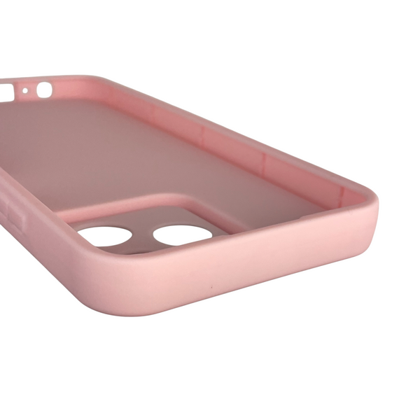 Чехол силиконовый Soft Touch с 3D принтом для Realme C51 розовый (Полная защита камеры) 0041844 фото