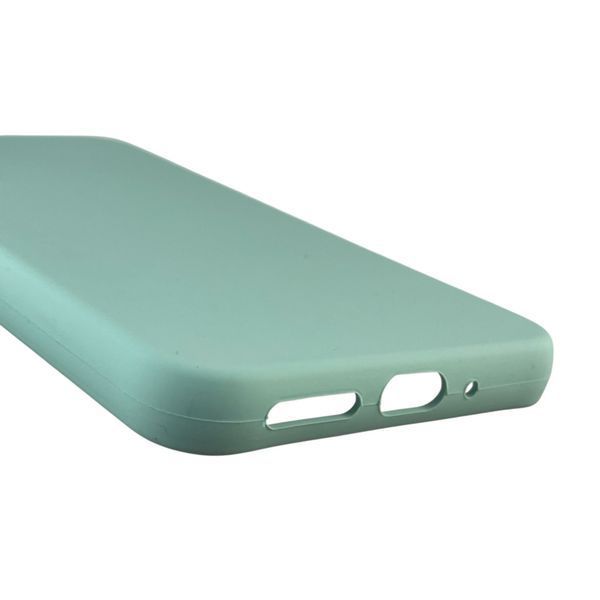Чехол для Samsung Galaxy A54 5G (SM-A546E) силиконовый с микрофиброй нескользящий на самсунг а54 5г бирюзовый 0032068 фото