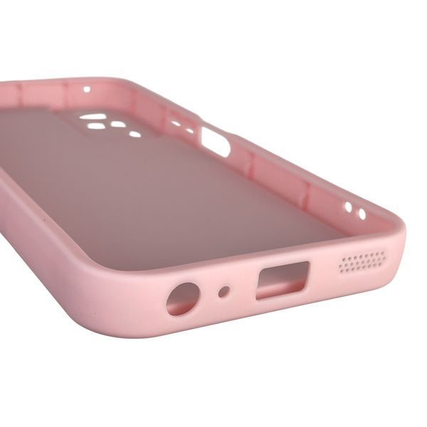 Чехол силиконовый оригинальный Soft Touch с 3D принтом смешного теда мишки для Vivo Y53s розовый (Полная защита камеры) 0048787 фото