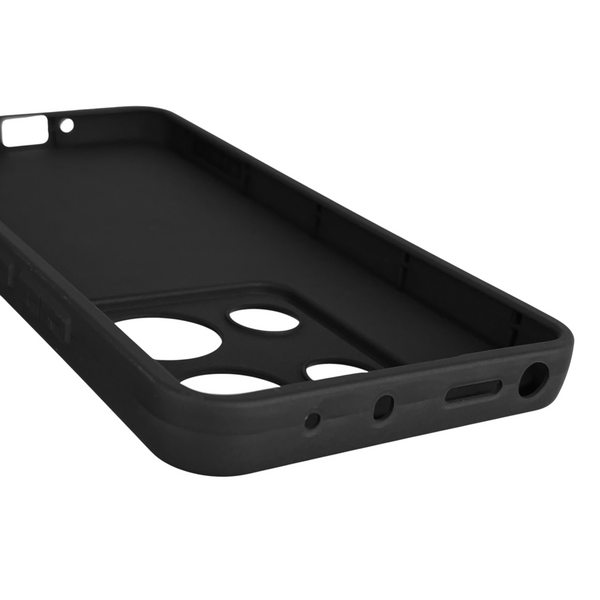 Чохол силіконовий Soft Touch з 3D принтом для Xiaomi Redmi Note 14S чорний (Повний захист камери) 0040917 фото
