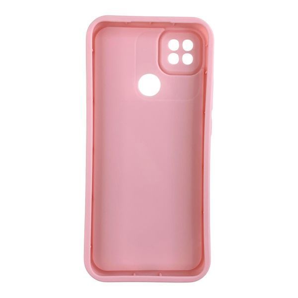 Чехол силиконовый Soft Touch с 3D принтом милые котики с лапками для Xiaomi Redmi 9C розовый (Полная защита камеры) 0059644 фото