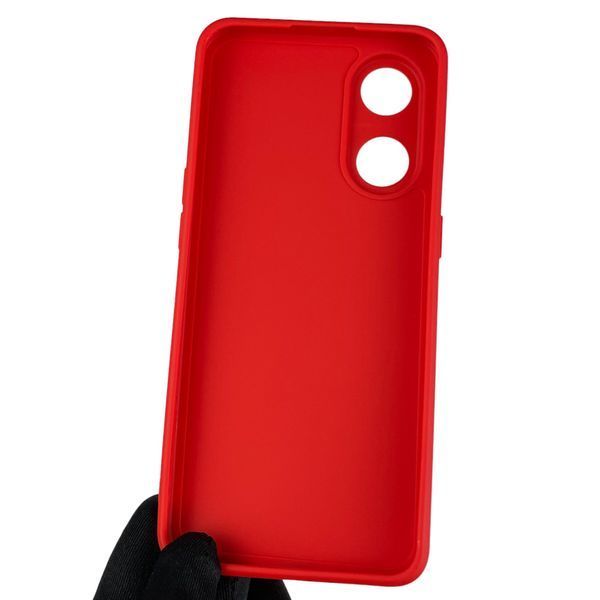 Чехол для OPPO Reno 8T 4G с квадратными гранями с защитой камеры на оппо рено 8т 4г красный 0002654 фото
