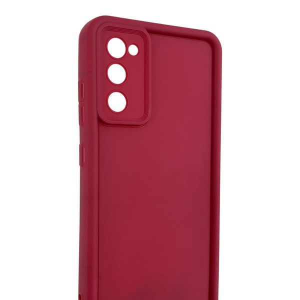 Чохол силіконовий Soft Touch для Samsung Galaxy S20 FE бордовий (Повний захист камери) 0054020 фото