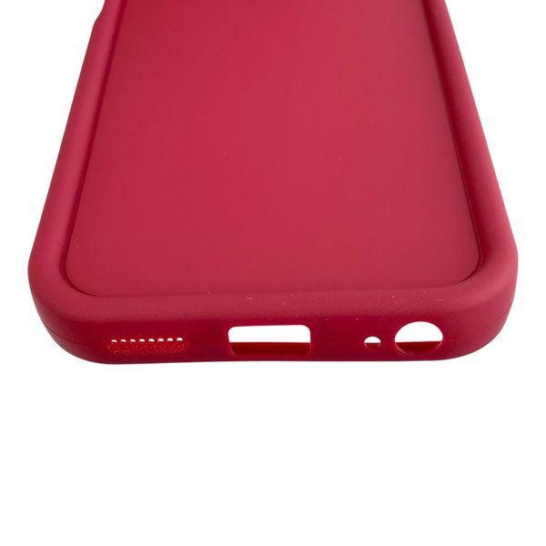 Чехол силиконовый Soft Touch для Tecno Spark Go 2025 бордовый (Полная защита камеры) 0054459 фото
