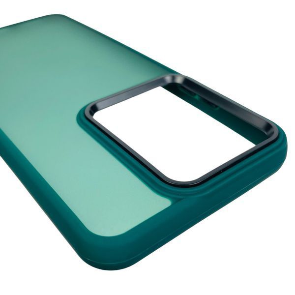 Чехол для Infinix Smart 7 противоударный матовый с высокими бортами на инфиникс смарт 7 зелёный 0001704 фото