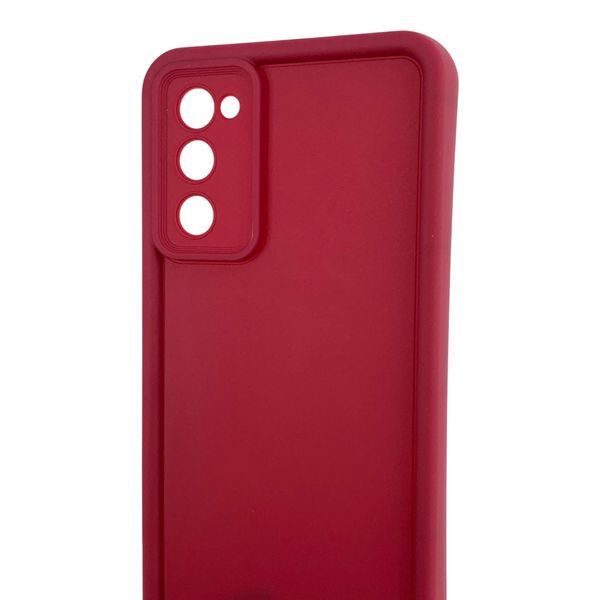 Чохол силіконовий Soft Touch для Samsung Galaxy S20 FE бордовий (Повний захист камери) 0054020 фото