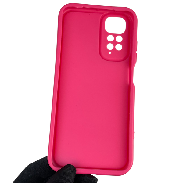 Чехол силиконовый Soft Touch для Xiaomi Redmi Note 11s малиновый (Полная защита камеры) 0039959 фото