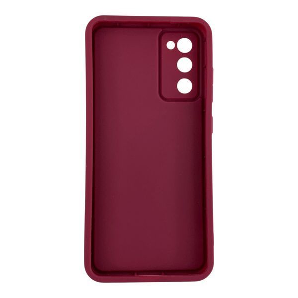Чохол силіконовий Soft Touch для Samsung Galaxy S20 FE бордовий (Повний захист камери) 0054020 фото