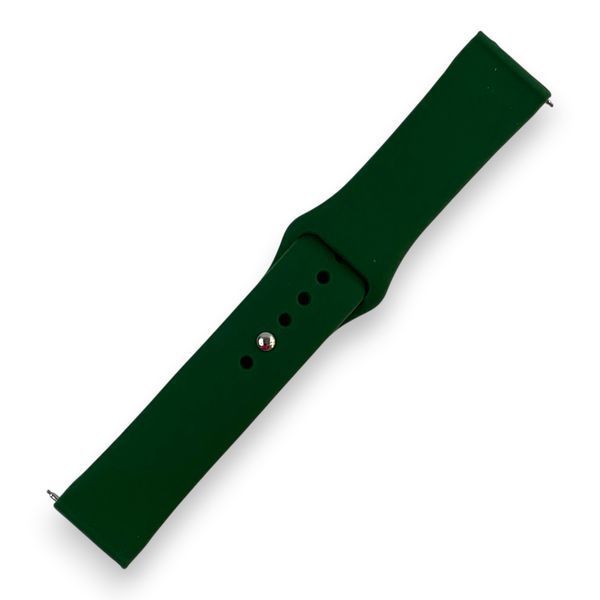Ремешок силиконовый 20 мм для Motorola Moto Watch 100 зеленый 0054948 фото