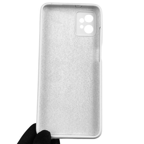 Чохол для Motorola Moto G32 (PAUU0013RS) силіконовий з мікрофіброю нековзний на моторола г32 білий 0031781 фото