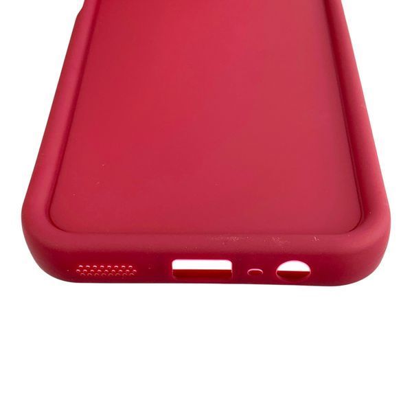 Чехол силиконовый Soft Touch для Realme C63 бордовый (Полная защита камеры) 0054121 фото