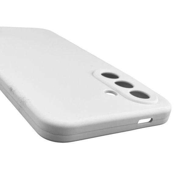 Чохол для Samsung Galaxy A36 5G (SM-A366U) силіконовий з мікрофіброю нековзний на самсунг а36 5г білий 0031962 фото