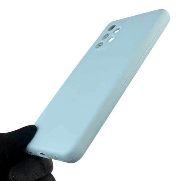 Чохол для Samsung Galaxy A32 4G (SM-A325F) силіконовий з мікрофіброю нековзний на самсунг а32 4г блакитний 0031912 фото