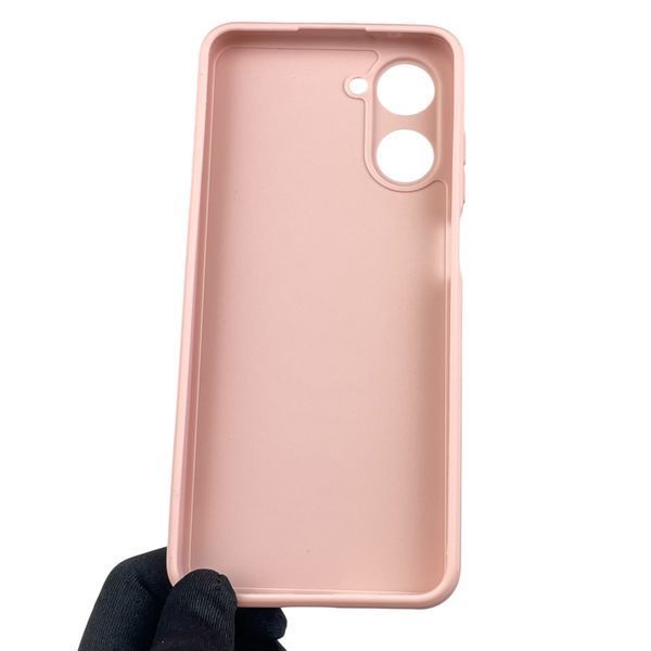 Чехол для Realme 10 4G с квадратными гранями с защитой камеры на реалми 10 4г пудровый 0012479 фото