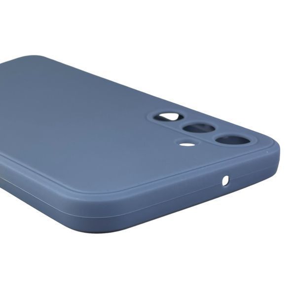 Чехол для Samsung Galaxy A25 5G (SM-A256B) с квадратными гранями с защитой камеры на самсунг а25 голубой 0012579 фото