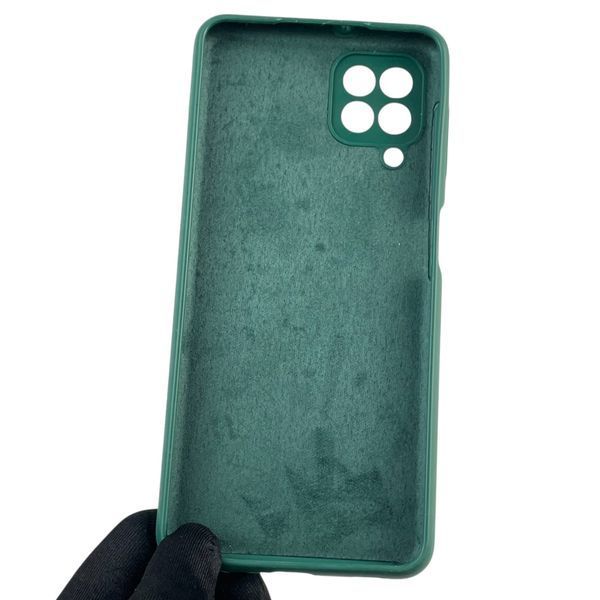 Чохол для Samsung Galaxy M32 4G (SM-M325F) силіконовий з мікрофіброю нековзний на самсунг м32 4г зелений 0032149 фото