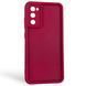 Чохол силіконовий Soft Touch для Samsung Galaxy S20 FE бордовий (Повний захист камери) 0054020 фото 1