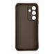 Чехол силиконовый Soft Touch для Samsung Galaxy S25 Plus коричневый (Полная защита камеры) 0054171 фото 2