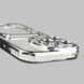 Чехол для Apple iPhone 16 Pro с серебряной окантовкой с карманом для карт на айфон 16 про серебряный 0013032 фото 5