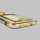 Чохол для Apple iPhone 13 Pro Max із золотою окантовкою з кишенькою для карток на айфон 13 про макс золотий 0013009 фото 6