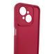 Чехол силиконовый Soft Touch для Tecno Spark Go 2025 бордовый (Полная защита камеры) 0054459 фото 3
