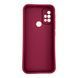 Чохол силіконовий Soft Touch для Motorola G30 бордовий (Повний захист камери) 0054352 фото 2
