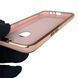 Чехол для OPPO A12 с защитой камеры с золотой окантовкой на оппо а12 пудровый gs1 0019543 фото 4