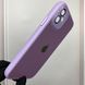 Чехол для Apple iPhone 11 TPU с закалённым стеклом с микрофиброй с защитой камеры на айфон 11 сиреневый 0000247 фото 4