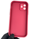 Чохол силіконовий Soft Touch для Apple iPhone 12 бордовий (Повний захист камери) 0039352 фото 3