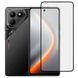 Защитное стекло для телефона Tecno Pova 7 NEO противоударное на весь экран прозрачное с черной рамкой 0053820 фото 1